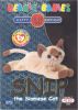 TY Beanie Babies BBOC Card - Series 2 Birthday (GOLD) - SNIP the Siamese Cat (Mint)