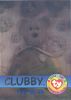 TY Beanie Babies BBOC Card - Series 2 Rare Bear (BLUE) - CLUBBY the Bear (Mint)