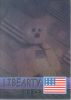 TY Beanie Babies BBOC Card - Series 2 Rare Bear (SILVER) - LIBEARTY the Bear (Mint)