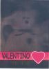 TY Beanie Babies BBOC Card - Series 2 Rare Bear (GREEN) - VALENTINO the Bear (Mint)