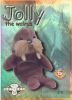 TY Beanie Babies BBOC Card - Series 2 Retired (GOLD) - JOLLY the Walrus (Mint)