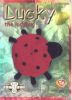 TY Beanie Babies BBOC Card - Series 2 Retired (GOLD) - LUCKY the Ladybug (Mint)