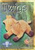 TY Beanie Babies BBOC Card - Series 2 Retired (BLUE) - TWIGS the Giraffe (Mint)