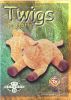 TY Beanie Babies BBOC Card - Series 2 Retired (GREEN) - TWIGS the Giraffe (Mint)