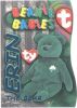 TY Beanie Babies BBOC Card - Series 3 - Beanie/Buddy Left (TEAL) - ERIN the Bear (Mint)