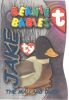 TY Beanie Babies BBOC Card - Series 3 - Beanie/Buddy Left (TEAL) - JAKE the Mallard Duck (Mint)