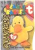 TY Beanie Babies BBOC Card - Series 3 - Beanie/Buddy Left (GOLD) - QUACKERS the Duck with Wings (Min