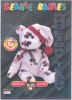 TY Beanie Babies BBOC Card - Series 3 Birthday (SILVER) - 1998 HOLIDAY TEDDY (Mint)