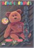 TY Beanie Babies BBOC Card - Series 3 Birthday (SILVER) - BRITANNIA the Bear (Mint)