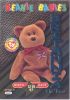 TY Beanie Babies BBOC Card - Series 3 Birthday (TEAL) - BRITANNIA the Bear (Mint)