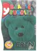 TY Beanie Babies BBOC Card - Series 3 - Beanie/Buddy Right (GOLD) - ERIN the Bear (Mint)