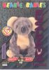 TY Beanie Babies BBOC Card - Series 3 Birthday (MAGENTA) - EUCALYPTUS the Koala (Mint)