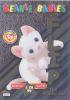 TY Beanie Babies BBOC Card - Series 3 Birthday (GOLD) - FLIP the White Cat (Mint)