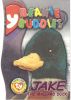 TY Beanie Babies BBOC Card - Series 3 - Beanie/Buddy Right (MAGENTA) - JAKE the Mallard Duck (Mint)
