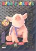 TY Beanie Babies BBOC Card - Series 3 Birthday (GOLD) - KNUCKLES the Pig (Mint)