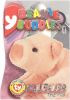 TY Beanie Babies BBOC Card - Series 3 - Beanie/Buddy Right (SILVER) - SQUEALER the Pig (Mint)