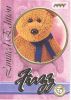 TY Beanie Babies BBOC Card - Series 3 Limited Edition - FUZZ the Bear (Mint)