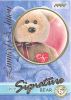 TY Beanie Babies BBOC Card - Series 3 Limited Edition - 1999 SIGNATURE BEAR (Mint)