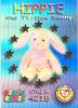 TY Beanie Babies BBOC Card - Series 3 Wild (GOLD) - HIPPIE the Ty-Dye Bunny (Mint)