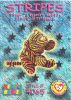TY Beanie Babies BBOC Card - Series 3 Wild (SILVER) - STRIPES the Tiger with thin stripes (Mint)