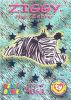 TY Beanie Babies BBOC Card - Series 3 Wild (TEAL) - ZIGGY the Zebra (Mint)