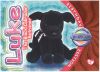 TY Beanie Babies BBOC Card - Series 4 Birthday (ORANGE) - LUKE the Black Lab (Mint)