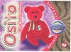 TY Beanie Babies BBOC Card - Series 4 Birthday (GOLD) - OSITO the Mexican Bear (Mint)