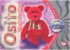 TY Beanie Babies BBOC Card - Series 4 Birthday (SILVER) - OSITO the Mexican Bear (Mint)
