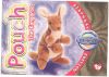 TY Beanie Babies BBOC Card - Series 4 Birthday (GOLD) - POUCH the Kangaroo (Mint)