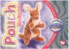 TY Beanie Babies BBOC Card - Series 4 Birthday (SILVER) - POUCH the Kangaroo (Mint)