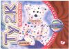 TY Beanie Babies BBOC Card - Series 4 Birthday (ORANGE) - TY2K the Bear (Mint)