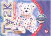 TY Beanie Babies BBOC Card - Series 4 Birthday (PURPLE) - TY2K the Bear (Mint)