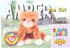 TY Beanie Babies BBOC Card - Series 4 - Classic Commons - AMBER the Orange Tabby Cat (Mint)