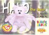 TY Beanie Babies BBOC Card - Series 4 - Classic Commons - HALO the Angel Bear (Mint)
