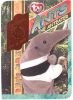 TY Beanie Babies BBOC Card - Series 4 - Retired (ORANGE) - ANTS the Anteater (Mint)