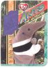 TY Beanie Babies BBOC Card - Series 4 - Retired (PURPLE) - ANTS the Anteater (Mint)