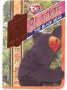 TY Beanie Babies BBOC Card - Series 4 - Retired (ORANGE) - BLACKIE the Bear (Mint)