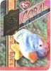 TY Beanie Babies BBOC Card - Series 4 - Retired (GOLD) - CORAL the Ty-Dye Fish (Mint)
