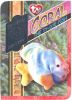 TY Beanie Babies BBOC Card - Series 4 - Retired (SILVER) - CORAL the Ty-Dye Fish (Mint)