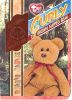 TY Beanie Babies BBOC Card - Series 4 - Retired (ORANGE) - CURLY the Brown Napped Bear (Mint)