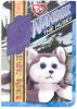 TY Beanie Babies BBOC Card - Series 4 - Retired (PURPLE) - NANOOK the Husky (Mint)