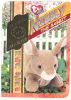 TY Beanie Babies BBOC Card - Series 4 - Retired (GOLD) - NIBBLY the Rabbit (Mint)