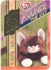 TY Beanie Babies BBOC Card - Series 4 - Retired (GOLD) - POUNCE the Cat (Mint)