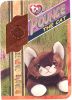 TY Beanie Babies BBOC Card - Series 4 - Retired (ORANGE) - POUNCE the Cat (Mint)