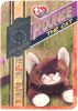 TY Beanie Babies BBOC Card - Series 4 - Retired (SILVER) - POUNCE the Cat (Mint)