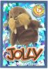 TY Beanie Babies BBOC Card - Series 4 Wild (GOLD) - JOLLY the Walrus (Mint)