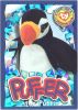 TY Beanie Babies BBOC Card - Series 4 Wild (PURPLE) - PUFFER the Puffin (Mint)