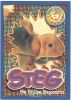 TY Beanie Babies BBOC Card - Series 4 Wild (PURPLE) - STEG the Dinosaur (Mint)