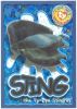 TY Beanie Babies BBOC Card - Series 4 Wild (GOLD) - STING the Stingray (Mint)