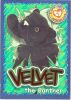 TY Beanie Babies BBOC Card - Series 4 Wild (ORANGE) - VELVET the Panther (Mint)